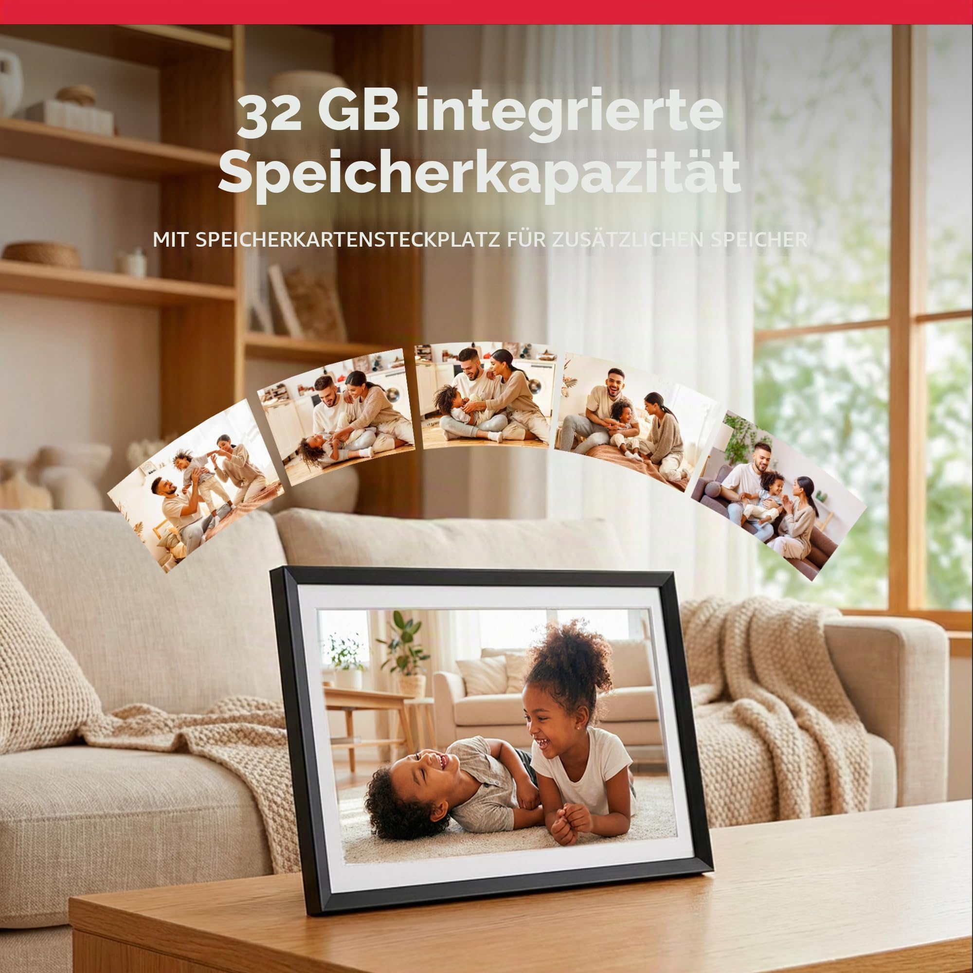 AgfaPhoto AGFA Photo – Digitaler Fotorahmen HD WiFi RealiviewB – Bild 4