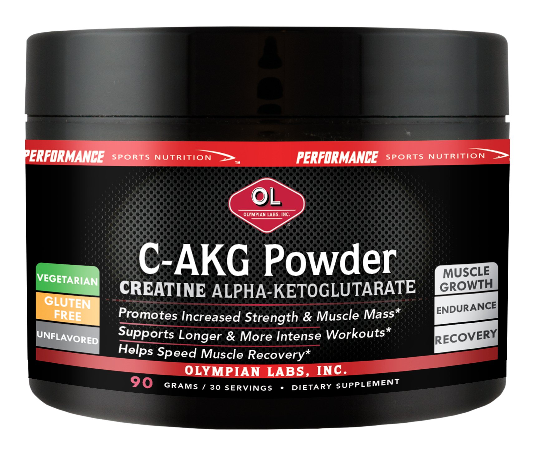 Olympian Lab C-AKG - (Creatine-Alpha-Ketoglutarate), 90-Grams