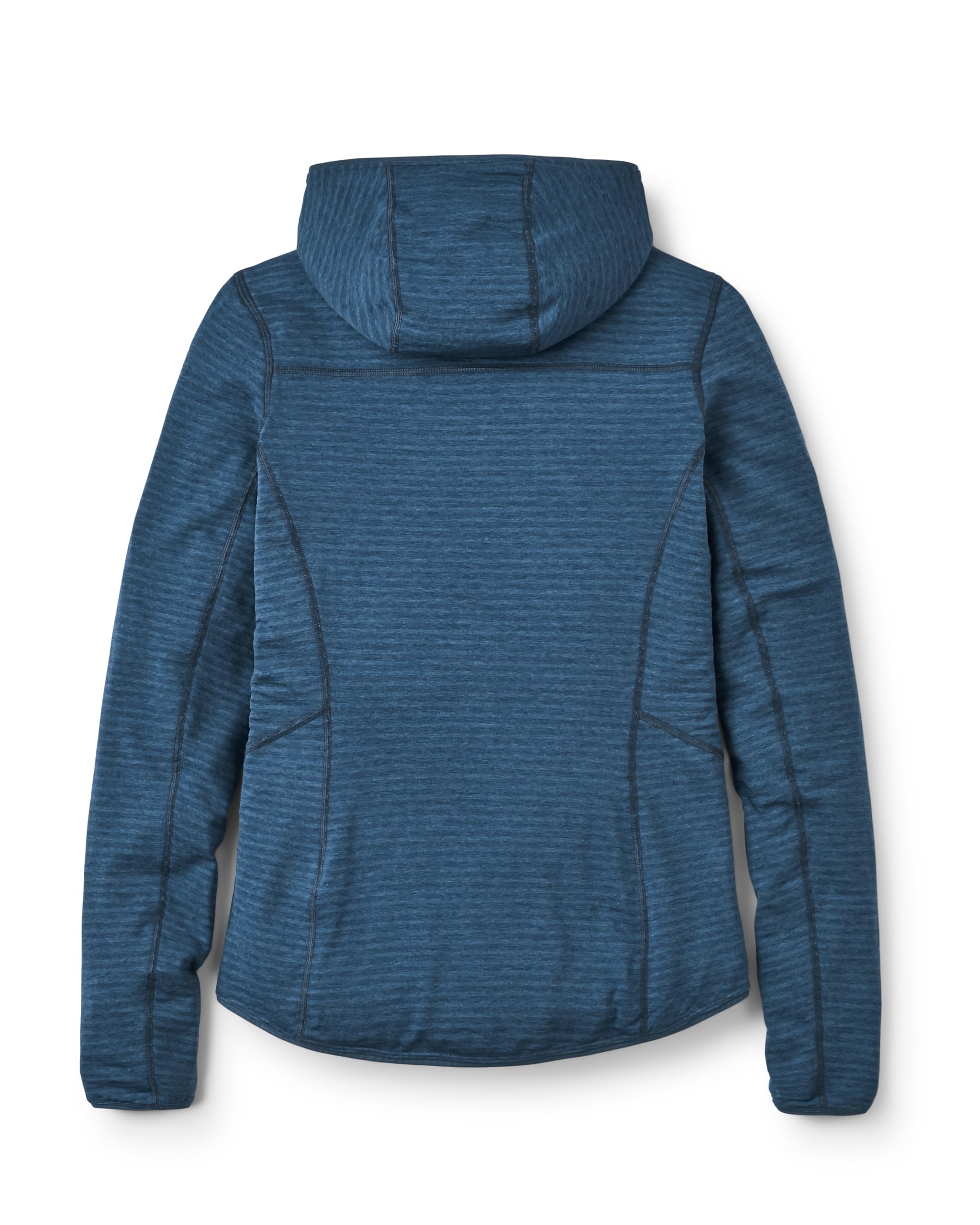 Rab Women's Tempest Blue Ascendor Light Hoody - Fleece Jacket For Climbing, Skiing, & Mountaineering - Large