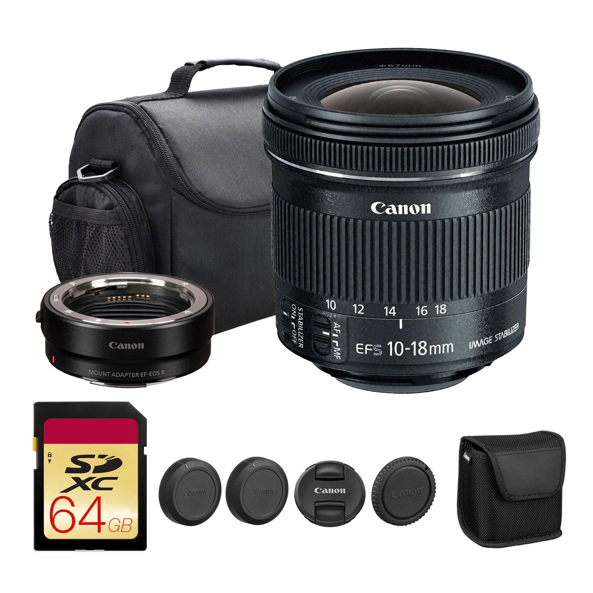 Canon efm レンズ4本セット Amazon.com : Canon EF-S 10-18mm f/4.5-5.6 is STM Lens | Ultra-Wide