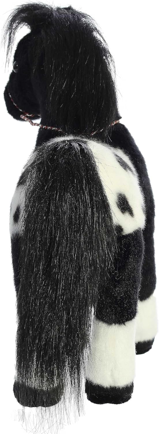 Aurora® Exquisite Breyer® Showstoppers Black Appaloosa Stuffed Animal - Realistic Detailing for Imaginative Play - Perfect for Kids, Adults, and Any Horse Lovers - Black 11 Inches