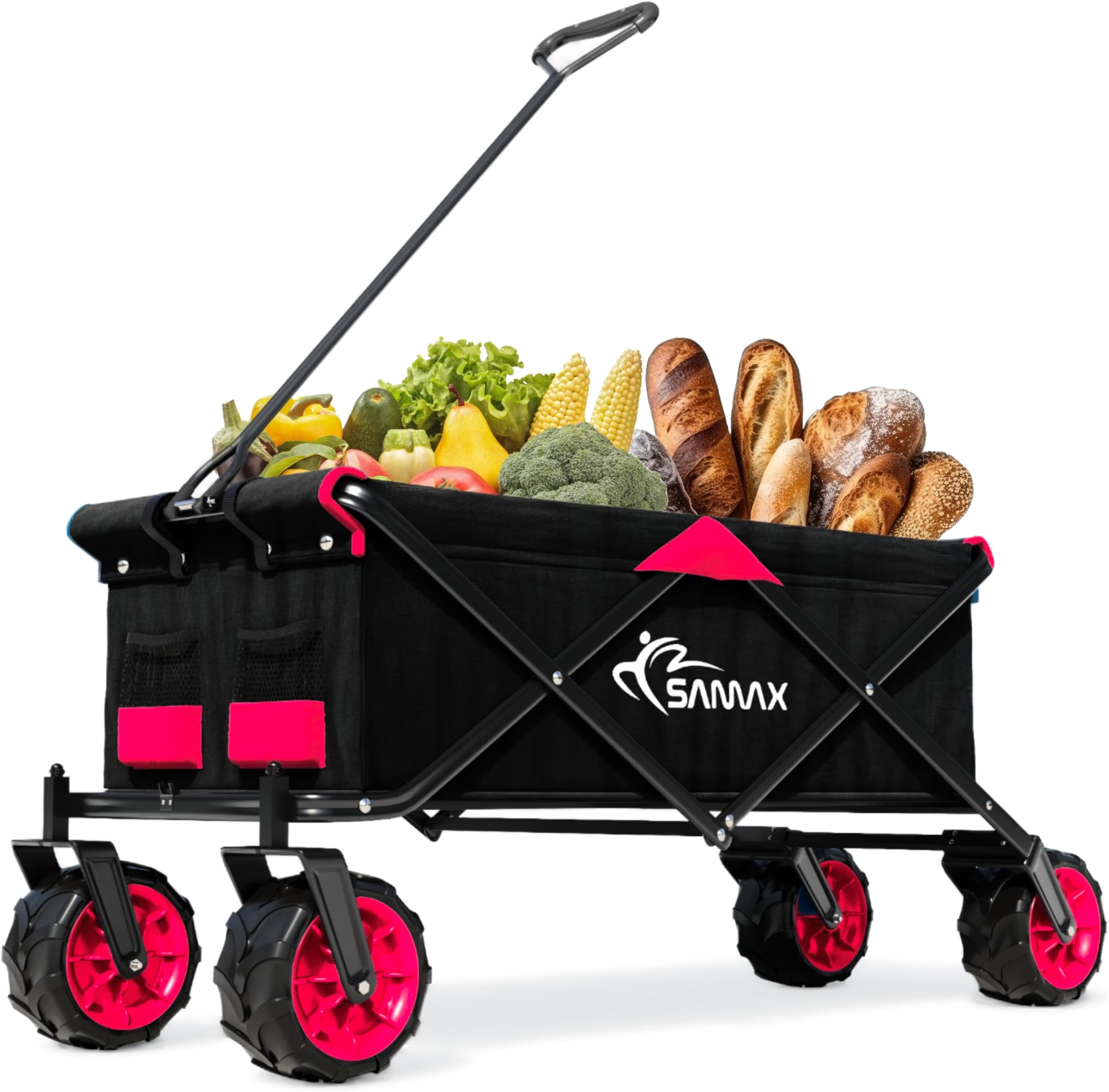 SAMAX Foldable Hand Cart Offroad Cool - Black / Grey