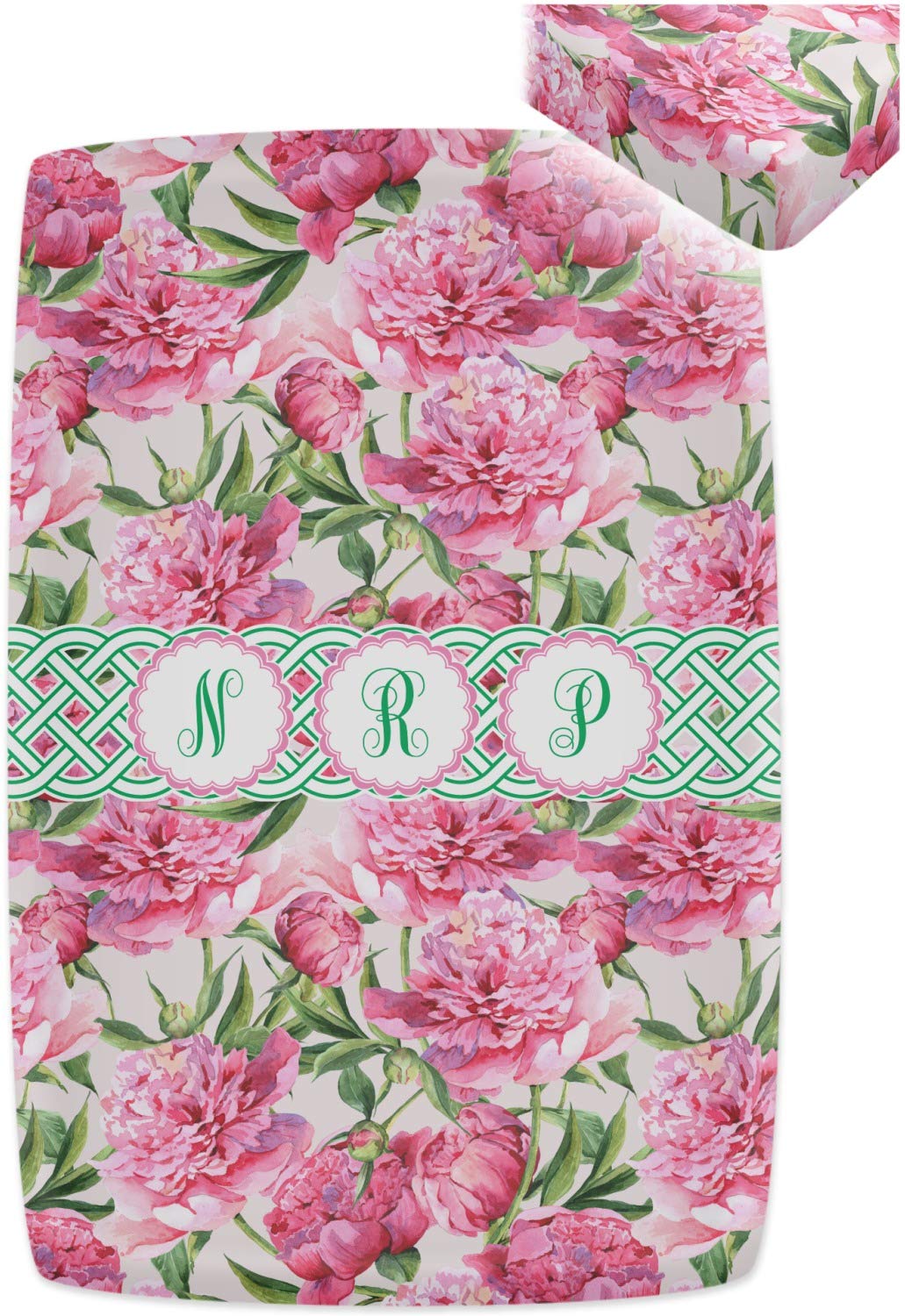 peony crib sheet