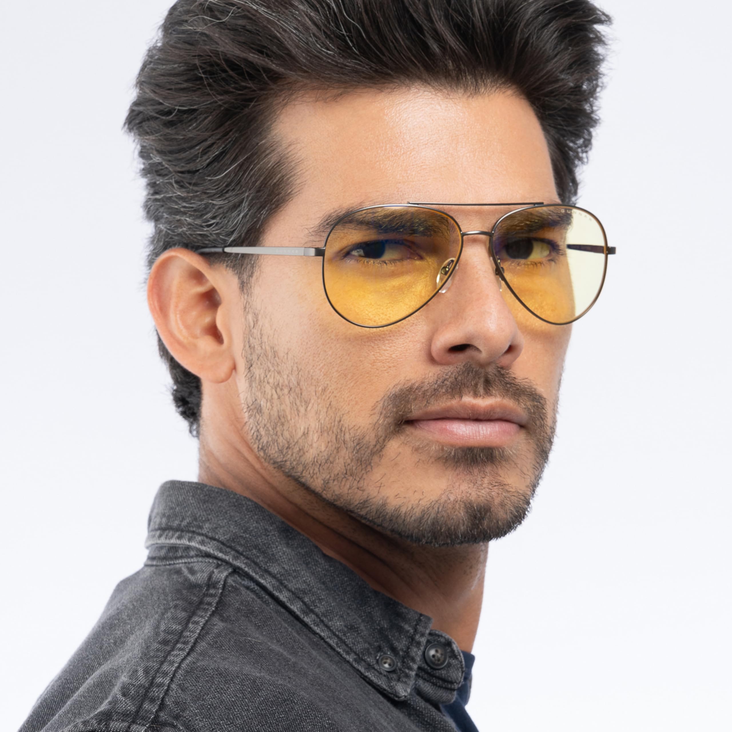 Gunnar Gaming- und Computerbrille - Maverick - Blaulichtfilter Brille, Premium Blaufilter, UV-Schutz, | Computer-/Gaming-Brille - Maverick - Blaulichtfilter - Patentierte Technologie