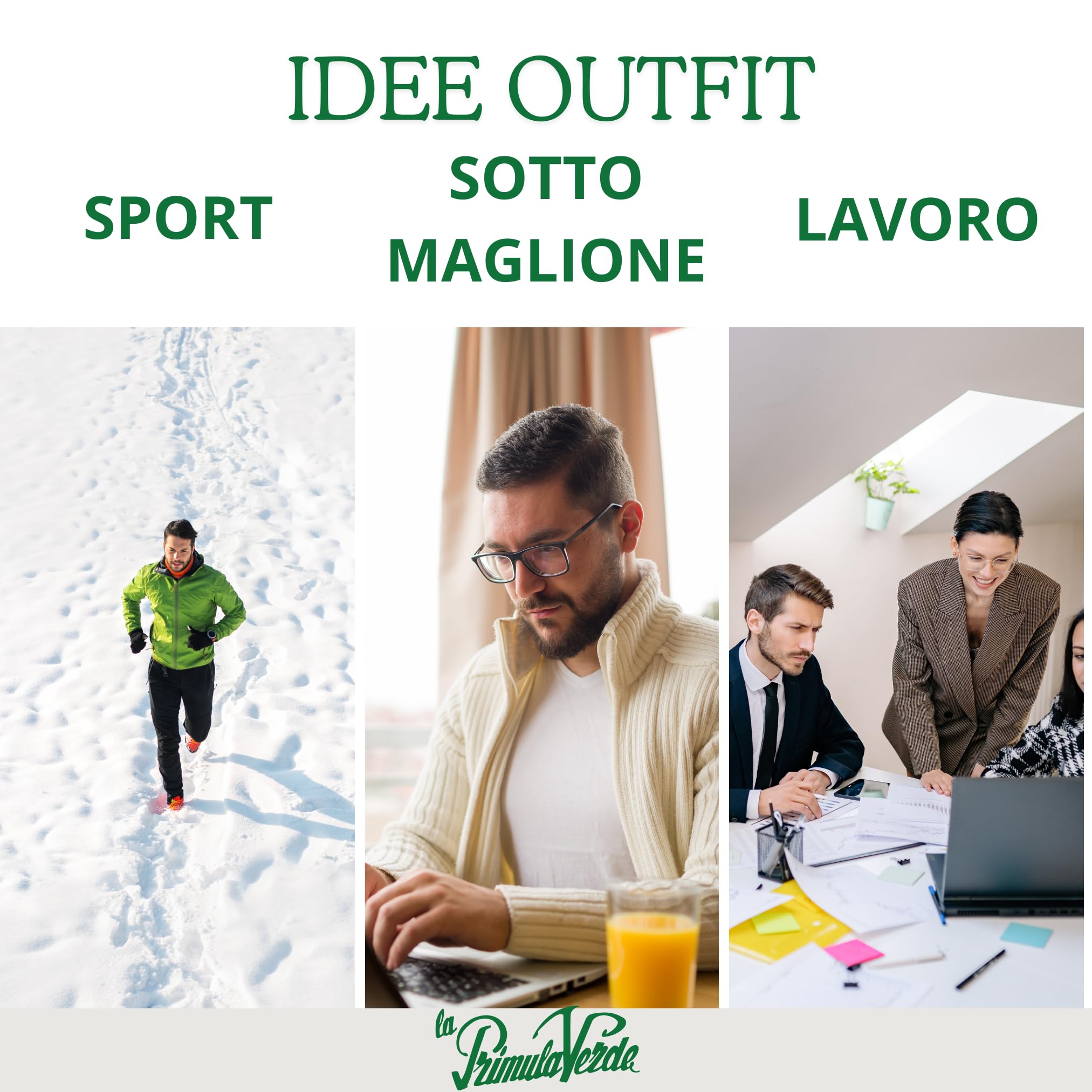 Maglia Intimo Uomo Mezza Manica Lana Esterno e Cotone sulla Pelle, Maglietta Ideale per la Termica Uomo, Running, Palestra, Calcio, Ciclismo, Termica, Made in Italy