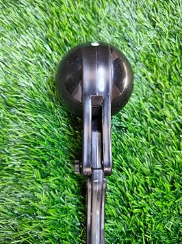 SL Advanced Adjustable Fastest Ball Thrower with Special Finger Cup (Sidearm) | 60kmph to 160 kmph Speed | Full and Half Pitch | Upto 30ft Knocking Space (Black) | LxWxH- 52x7x6cm