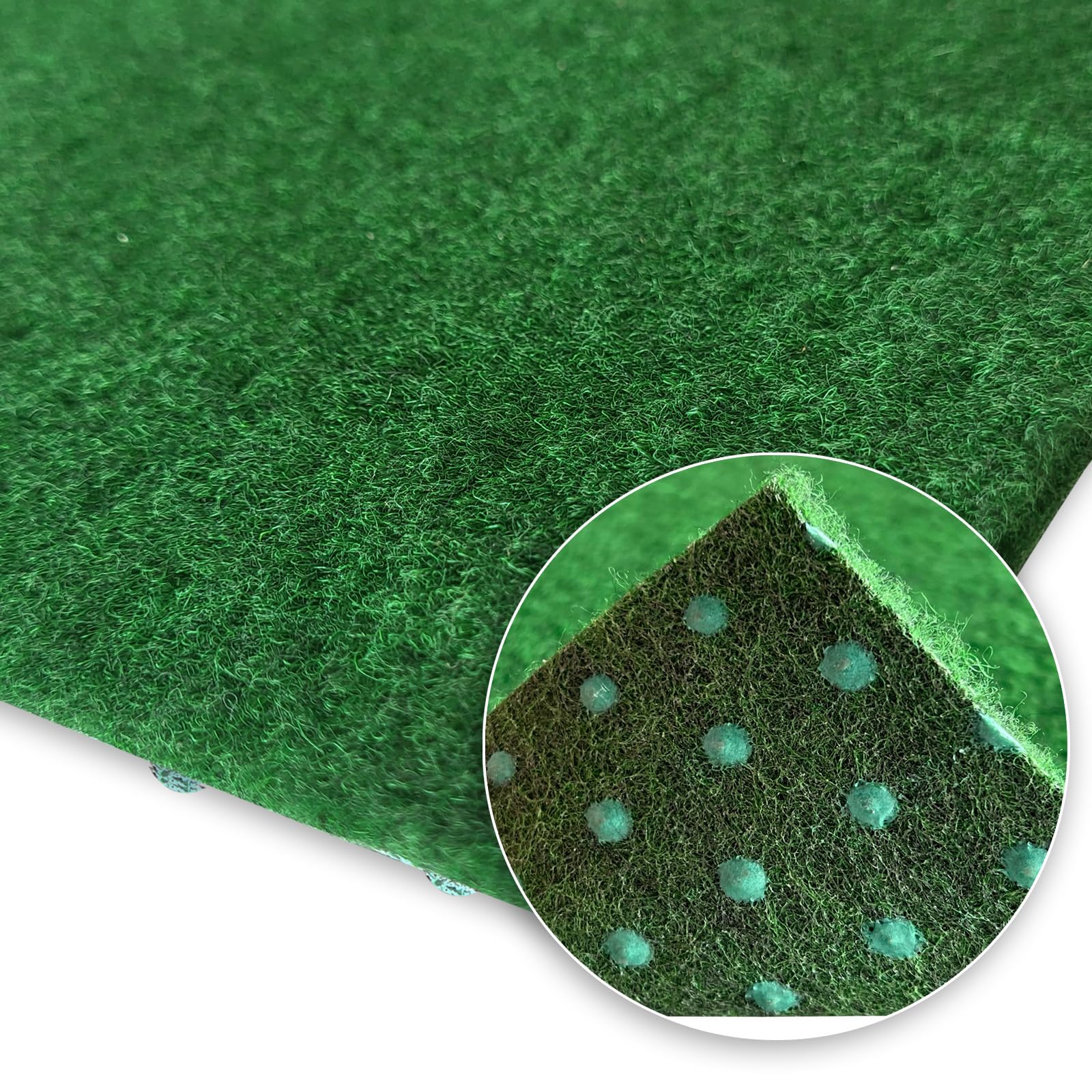 Tapis De Gazon Artificiel Avec Trous De Drainage Et Support En