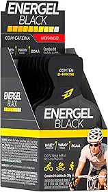 Energel Black 10 Sachês Sabor Morango Bodyaction