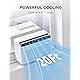 Midea 12,000 BTU U Shaped Smart Inverter Window Air Conditioner - Cools 550 Sq Ft, Ultra Quiet with Open Window Flexibility - Alexa/Google Assistant Compatible - 35% Energy Savings, Remote (Updated) Product Image 6