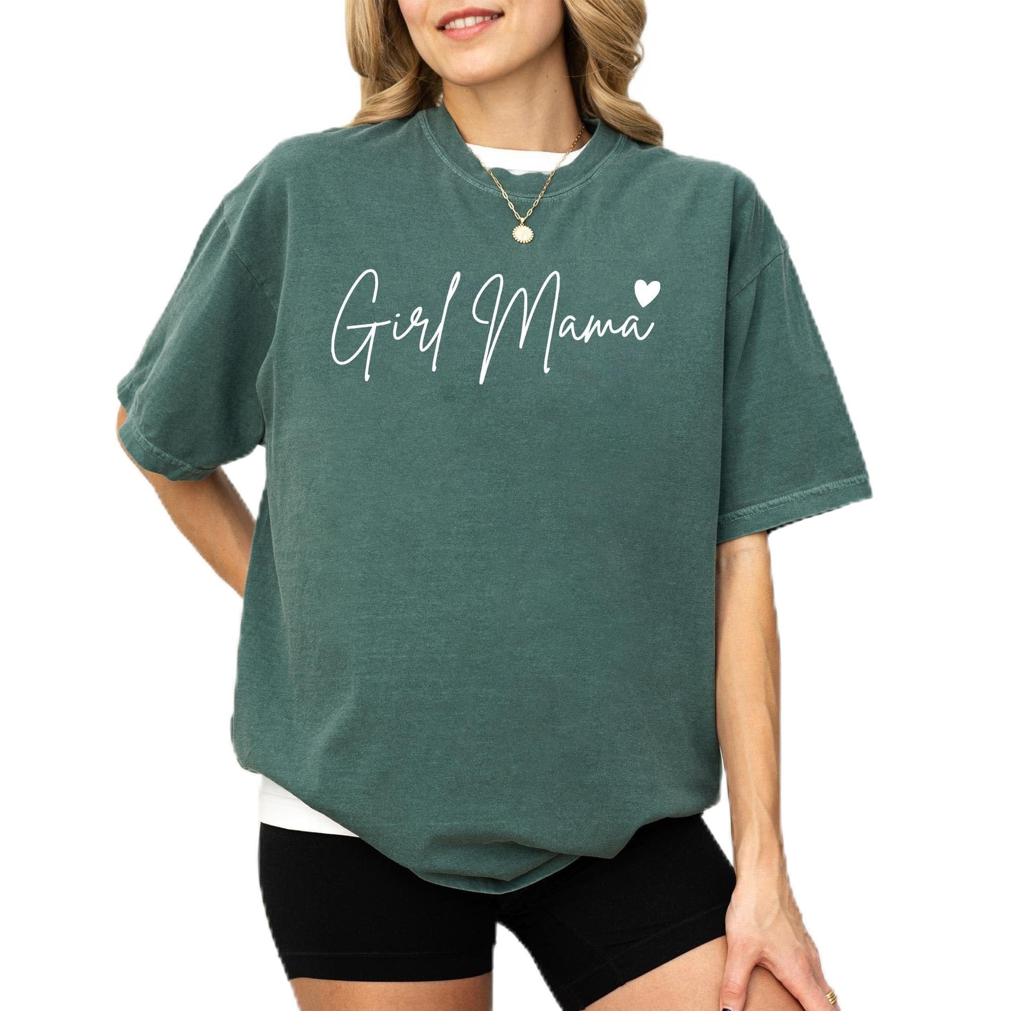 Girl Mama Shirt Comfort Colors, Cute …