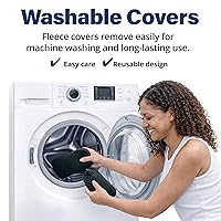 Vista 6 de Almohadillas universales para muletas, Negro clásico, 1