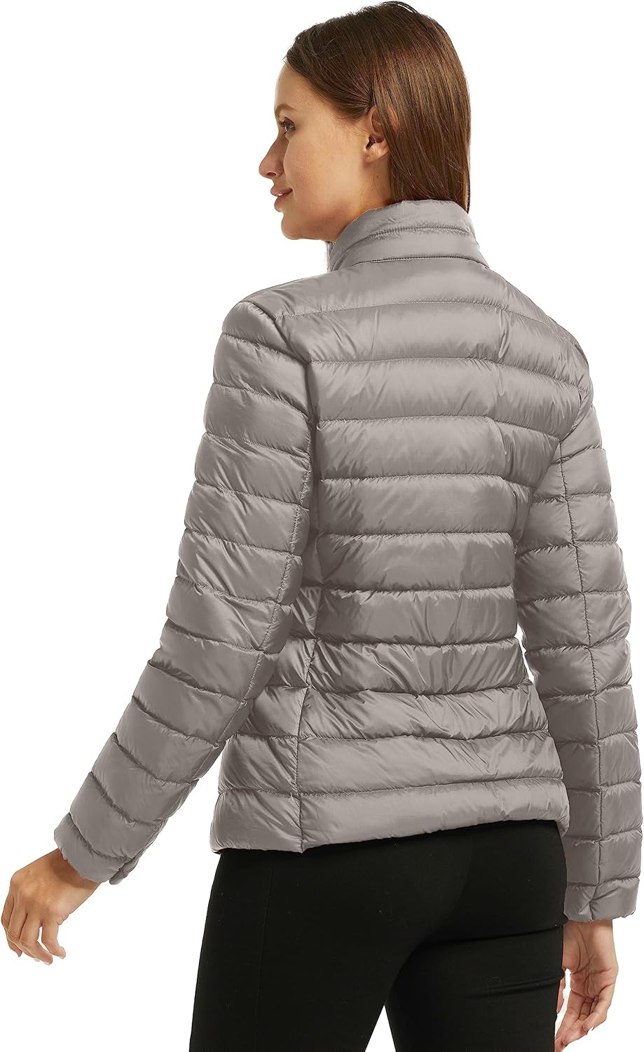 wantdo Women's Packable Ultra Light Weight Short Down Jacket - Image 2