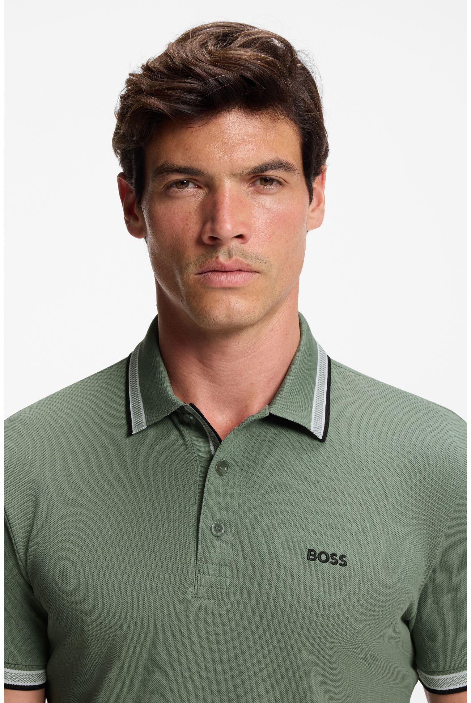 Boss GREEN Poloshirt Paddy Regular Fit atmungsaktive Piqué-Webstruktur – Bild 5