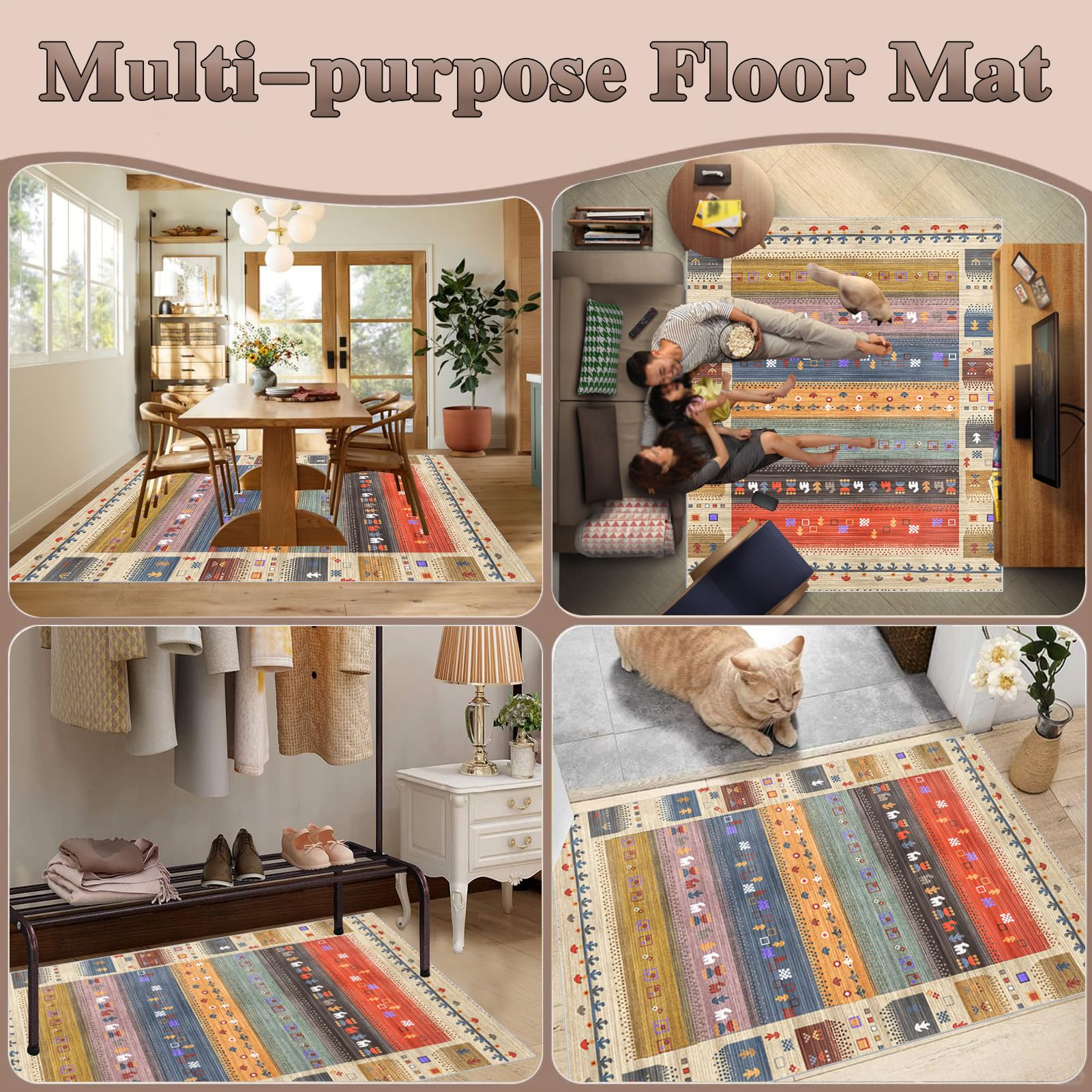 Alfombrilla para Silla de Oficina 100 x 120 cm, Alfombra Silla Gaming, Protector Suelo Silla Ruedas, Alfombrilla Protectora para Suelos para Suelos Duros, Tapete de Protección de Madera/baldosas
