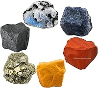 Vista 23 de Amazing Gemstone Cristales para el período agradable del ciclo menstrual menstrual, juego de 6 piedras de sangre, cuarzo rosa, piedra lunar