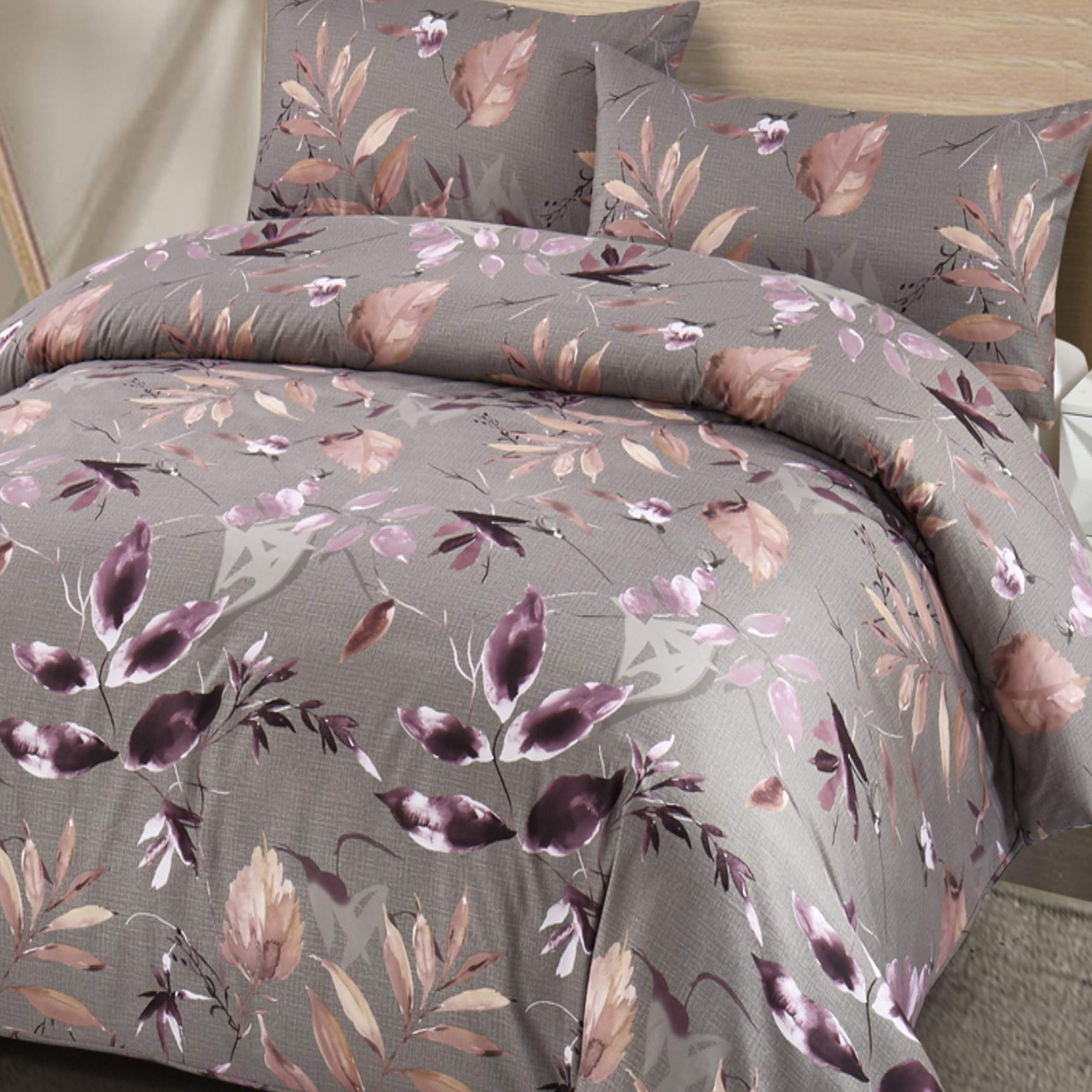 COTTON ARTean Funda Edredón Nórdico Cama 135 KADO VISON 2 piezas Microfibra Cierre con Cremallera 220x240