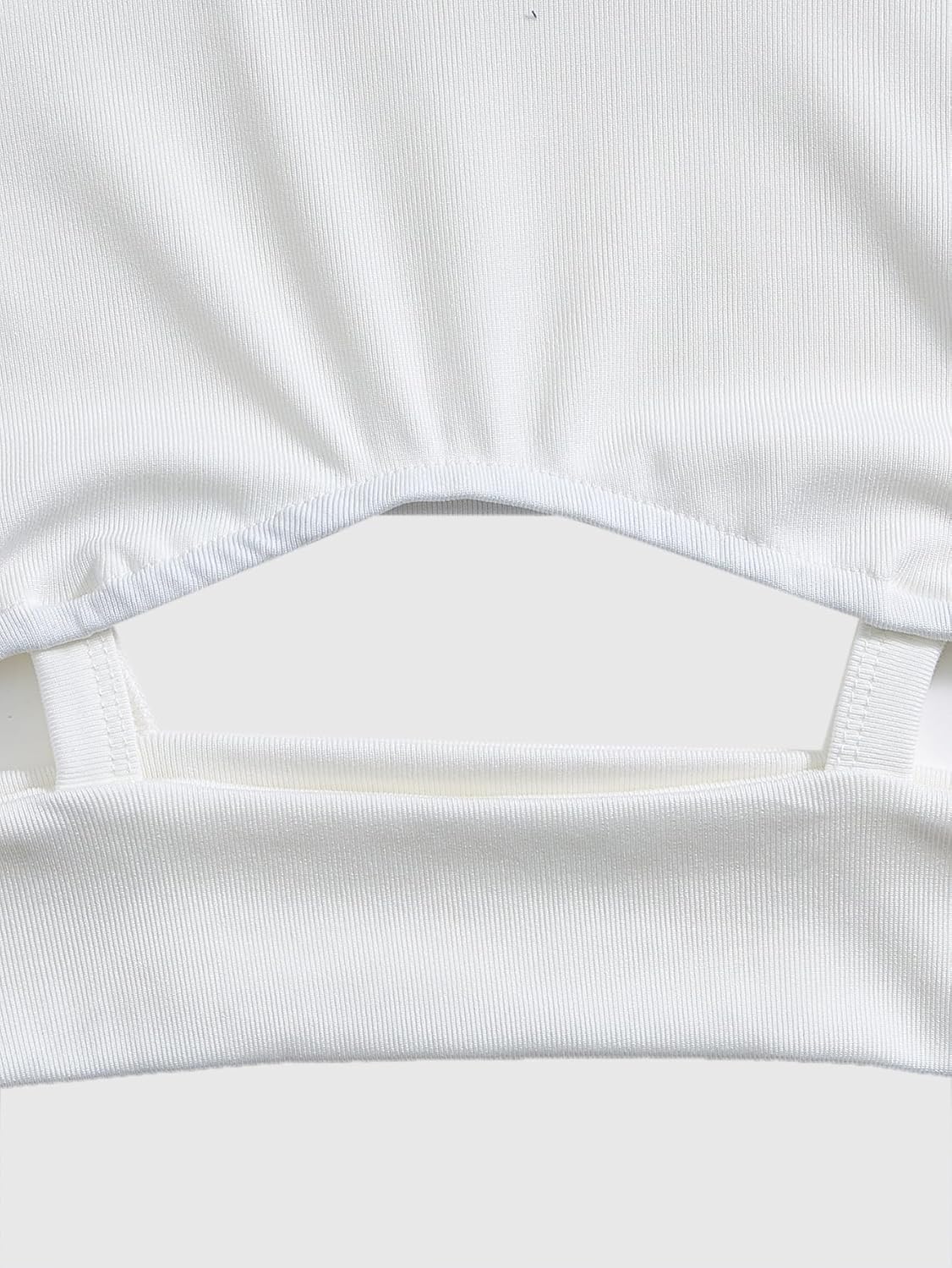 Women's Cut Out Crop Tops Summer Scoop Neck Sleeveless Party Club Tank Top - Image 4