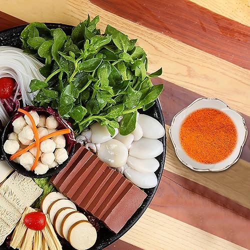 Miniatura 2 de Platos de salsa pequeños tazones de inmersión 2 platos de cerámica, cuenco de salsa de soja de diseño, plato de condimento de porcelana para