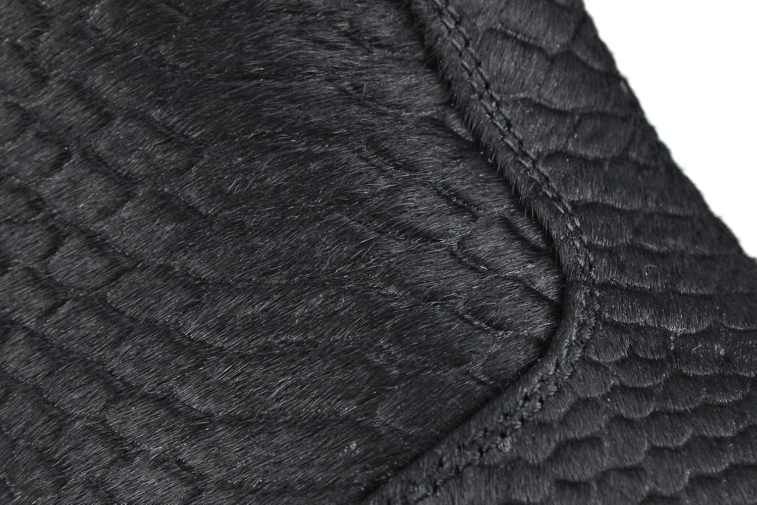 OSSTONE Men Chelsea Ankle Boots Leather Crocodile Print Pony Hair Chukka Boots with Side Zipper Heel Dress Boots JY021-A - Image 9