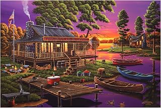 Geno Peoples 'Stephanies Canoe Rental' Canvas Art
