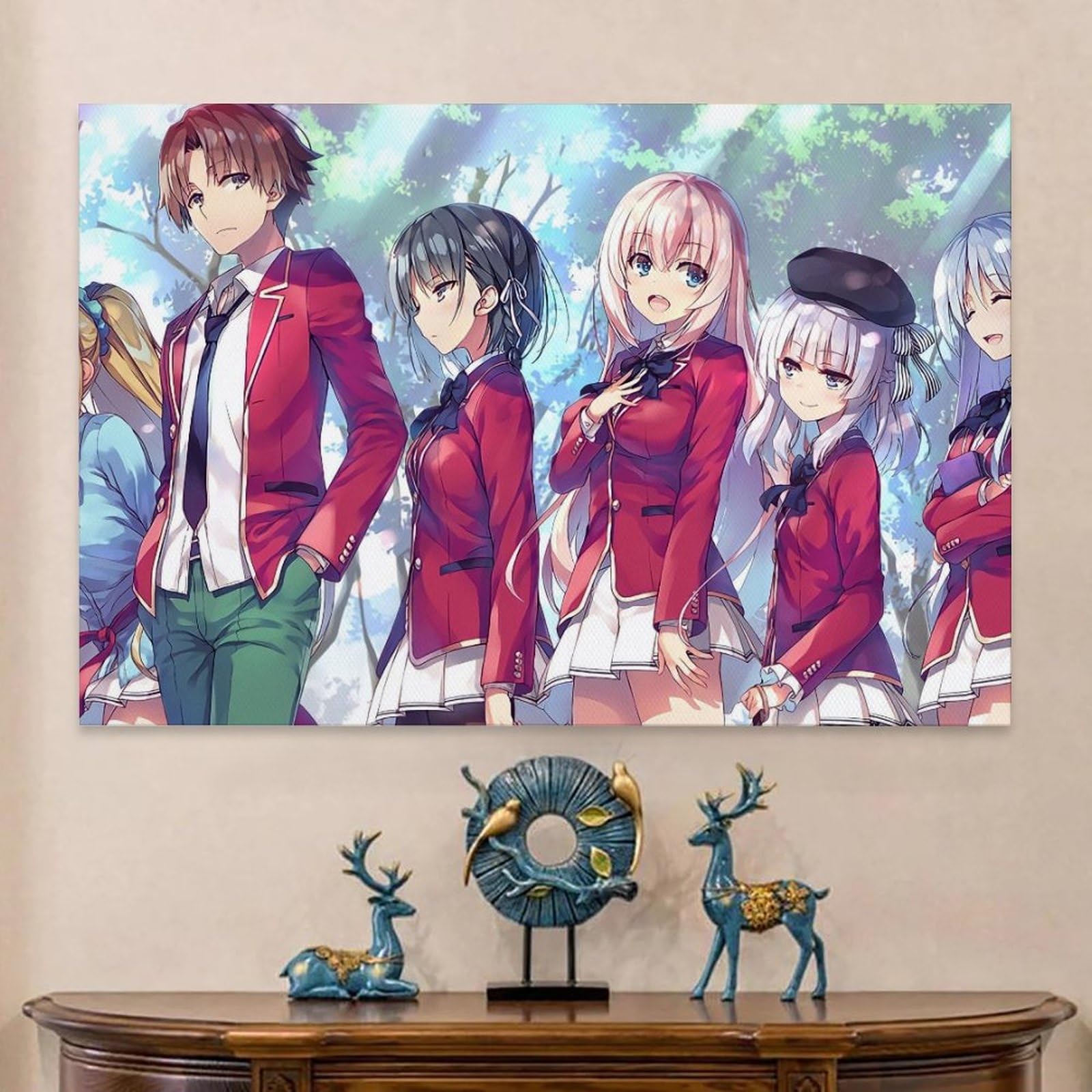 版画 lotta nakano ayano Hide and Seek ED50 MADOMMED Kiyotaka Ayanokoji Anime Poster Decorative Painting
