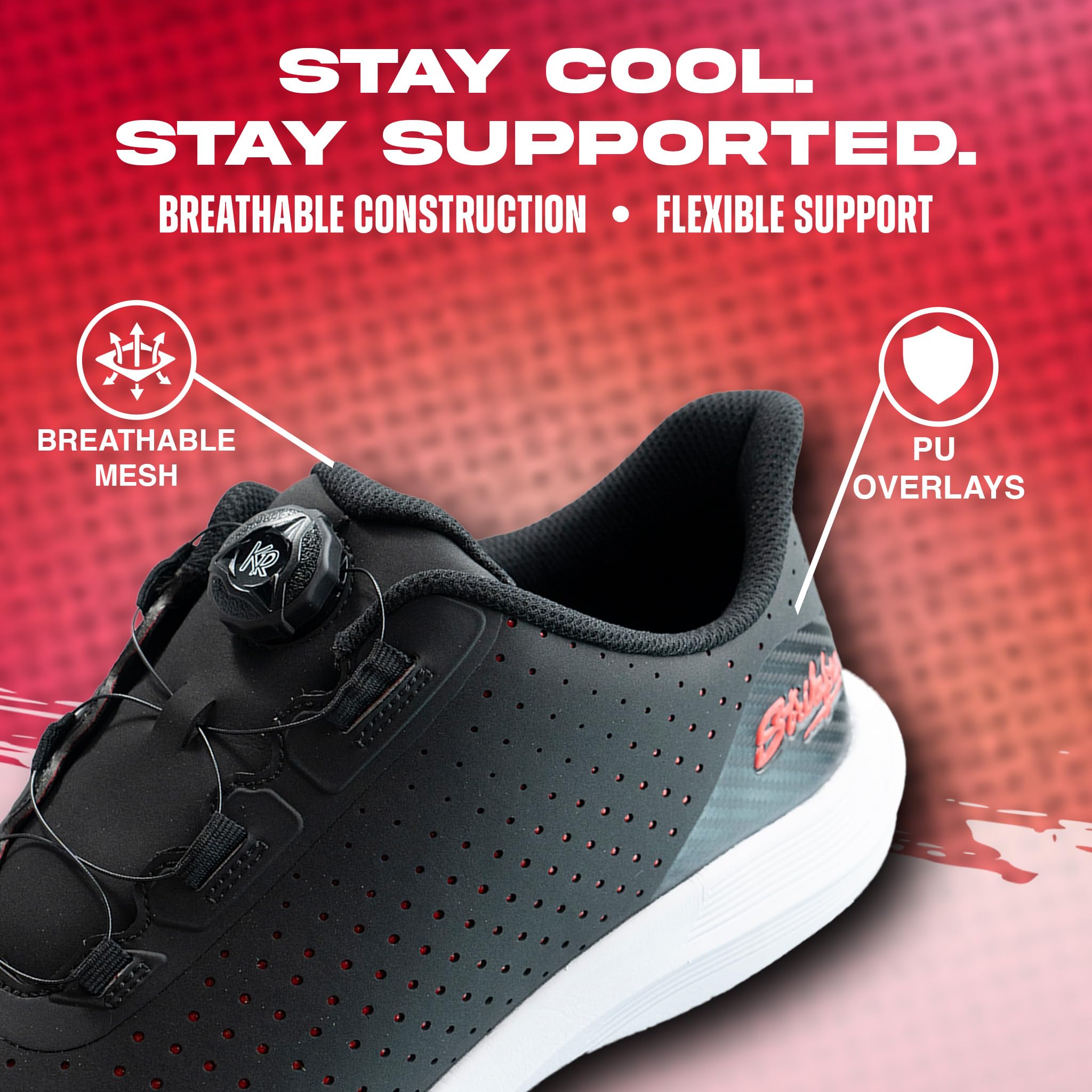 KR Herren Kr Strikeforce Mens O.p.p Bowling Shoes BlackKR Strikeforce Herren O.P.P Bowlingschuhe schwarz