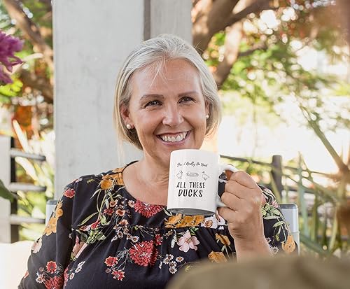 Miniatura 5 de Casitika Tazas de café divertidas de pato. Yes I Really Do Need All These Ducks. Taza de 11 onzas para un granjero de esa loca dama de pato en ti.