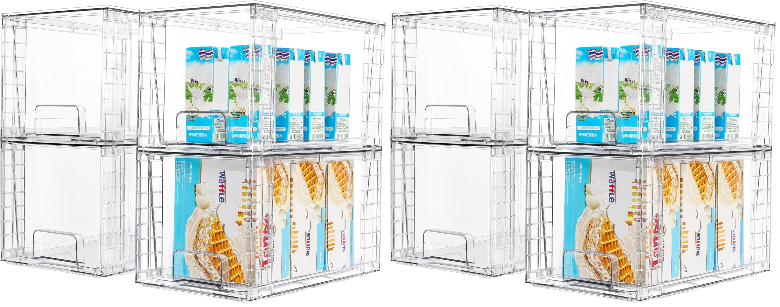 Vtopmart Drawer Organizers - 4 Pack Stackable -10