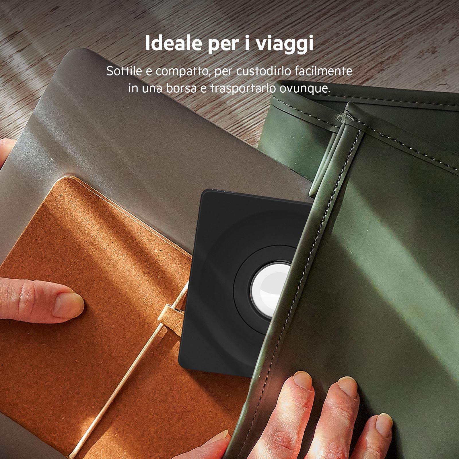 Belkin Caricabatteria per Apple Watch, Tappetino di ricarica wireless rapida da viaggio certificato MFi, modalità Notte, design minimalista, cavo USB-C incluso, Apple Watch Series 8, 7, 6, 5, Ultra