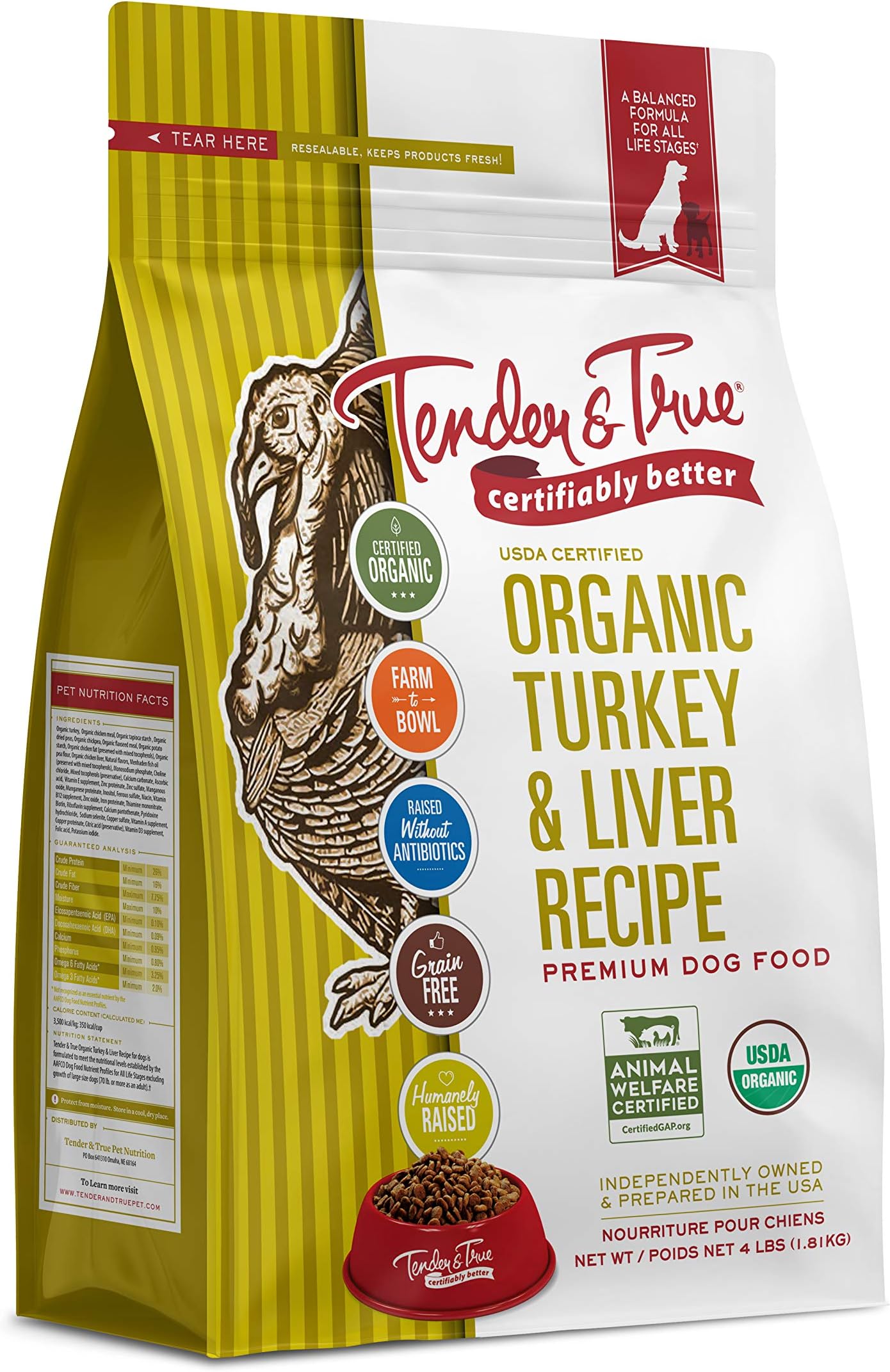 Organic Turkey & Liver Dry Recipe