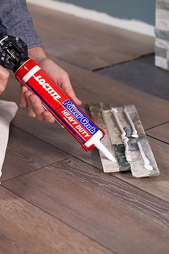 Miniatura 7 de Loctite Power Grab Express - Adhesivo de construcción resistente, pegamento de construcción versátil para madera, pared, azulejos, tablero de espuma