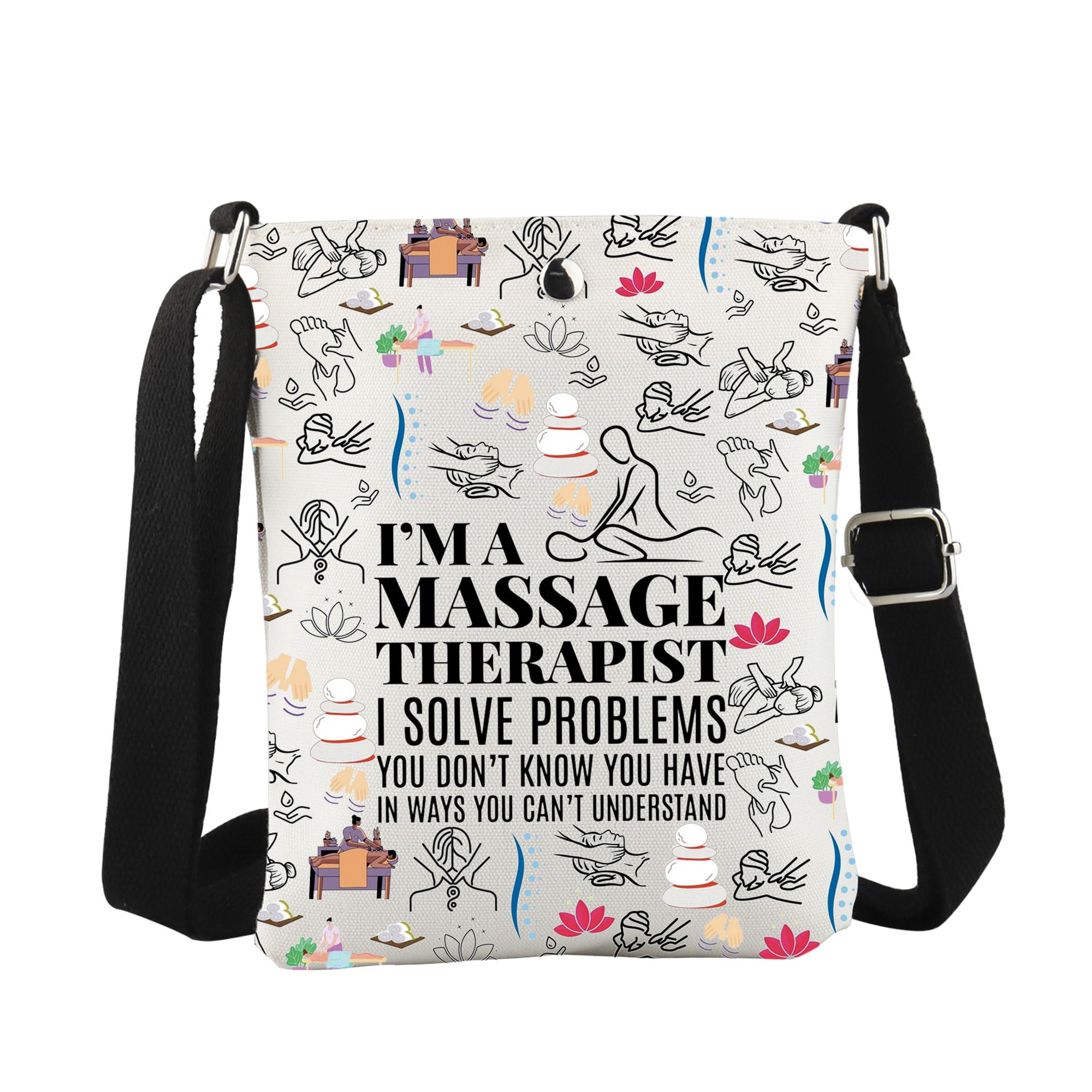 WCGXKO Massage Therapist Appreciation Gift Massage Teacher Student Gift Massage Therapy Graduation Crossbody Body