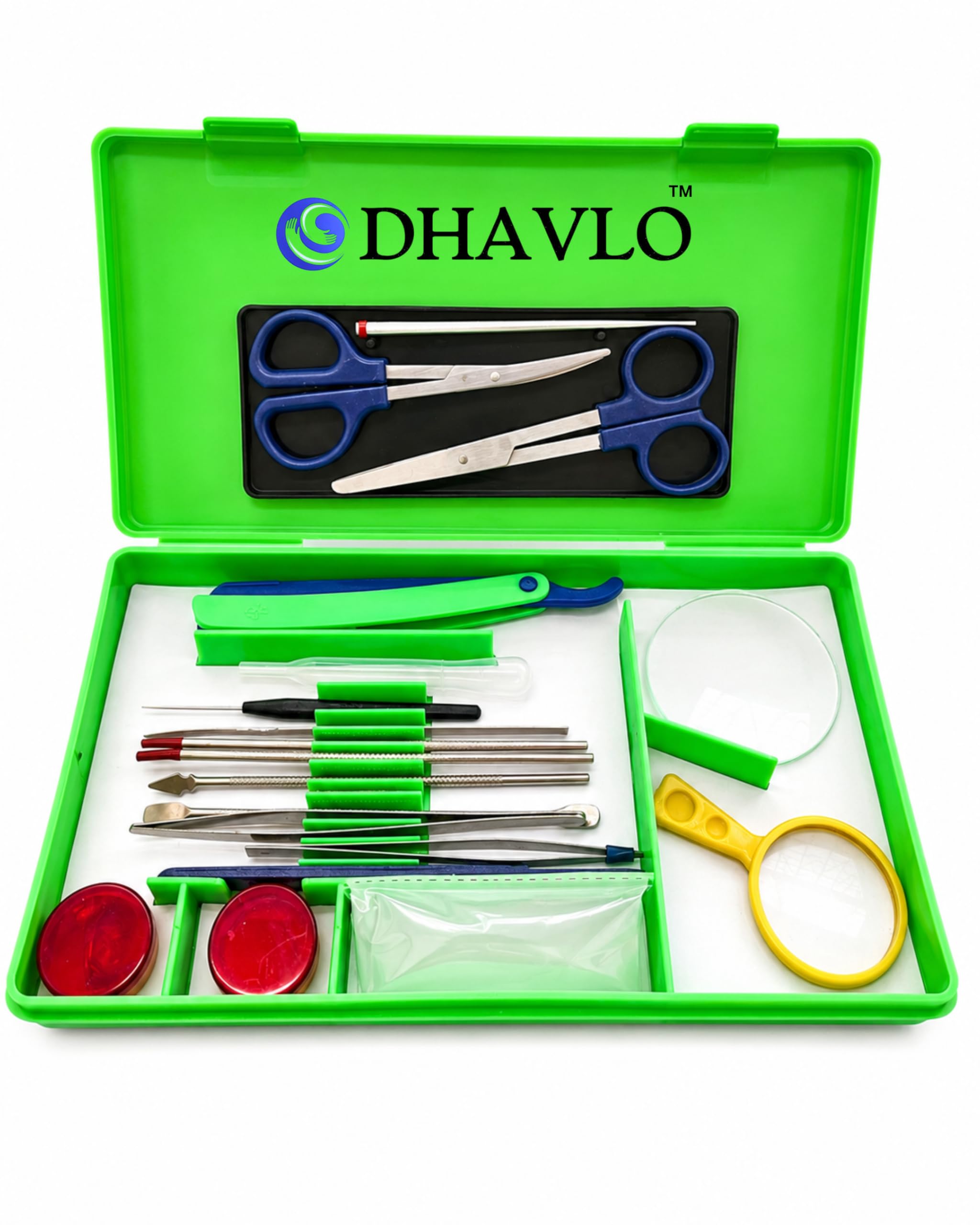 Dushala Biology Student Dissection Kit, 19 Professional Instruments for Class 11 & 12 Biology Practicals (BOX TYPE)-image-25