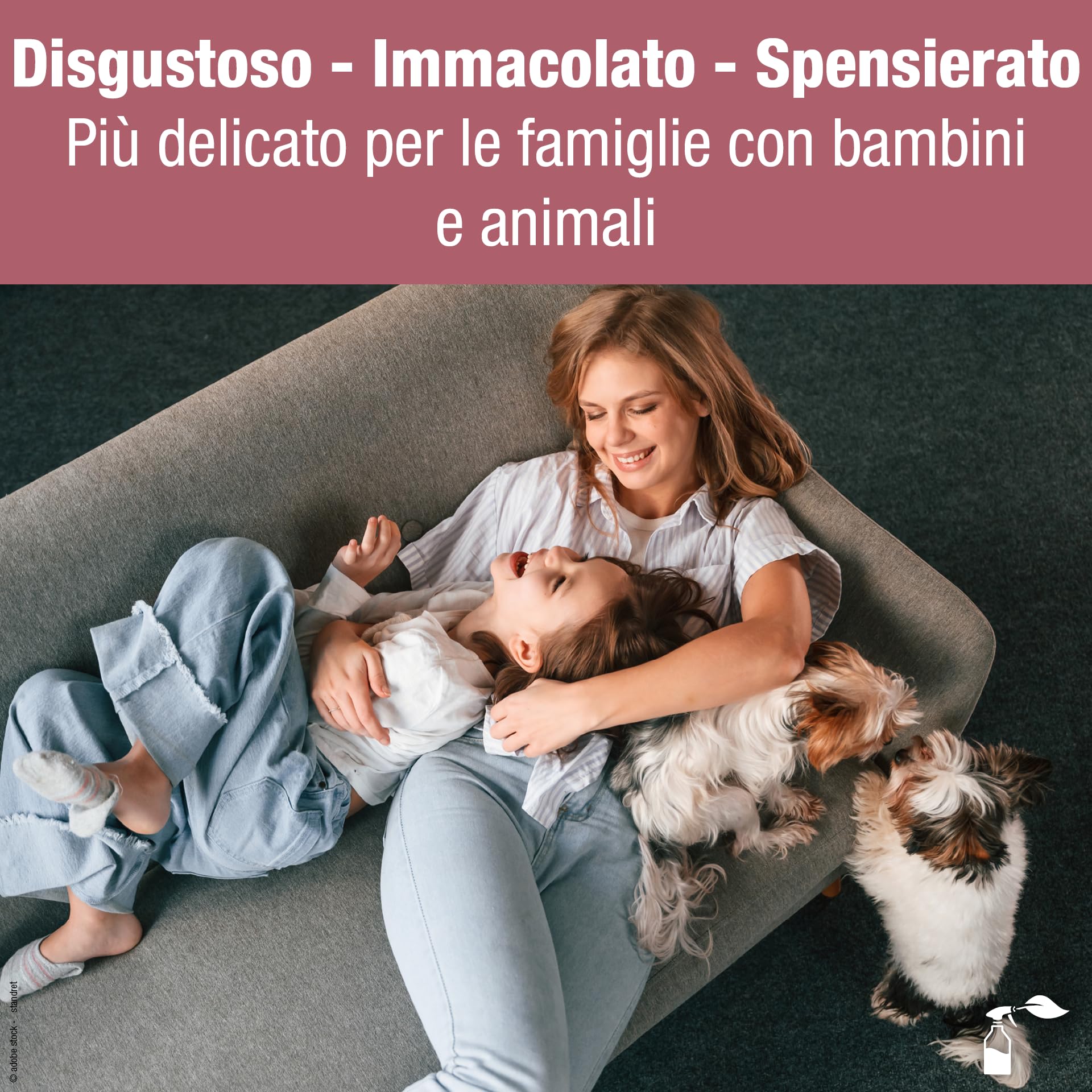 Bio-Chem - Smacchiatore di urina e odori tanica 5L - Prodotto ideale contro l'urina di cane e gatto - Spray neutralizzante e assorbi odori - Prodotto deodorante per la casa