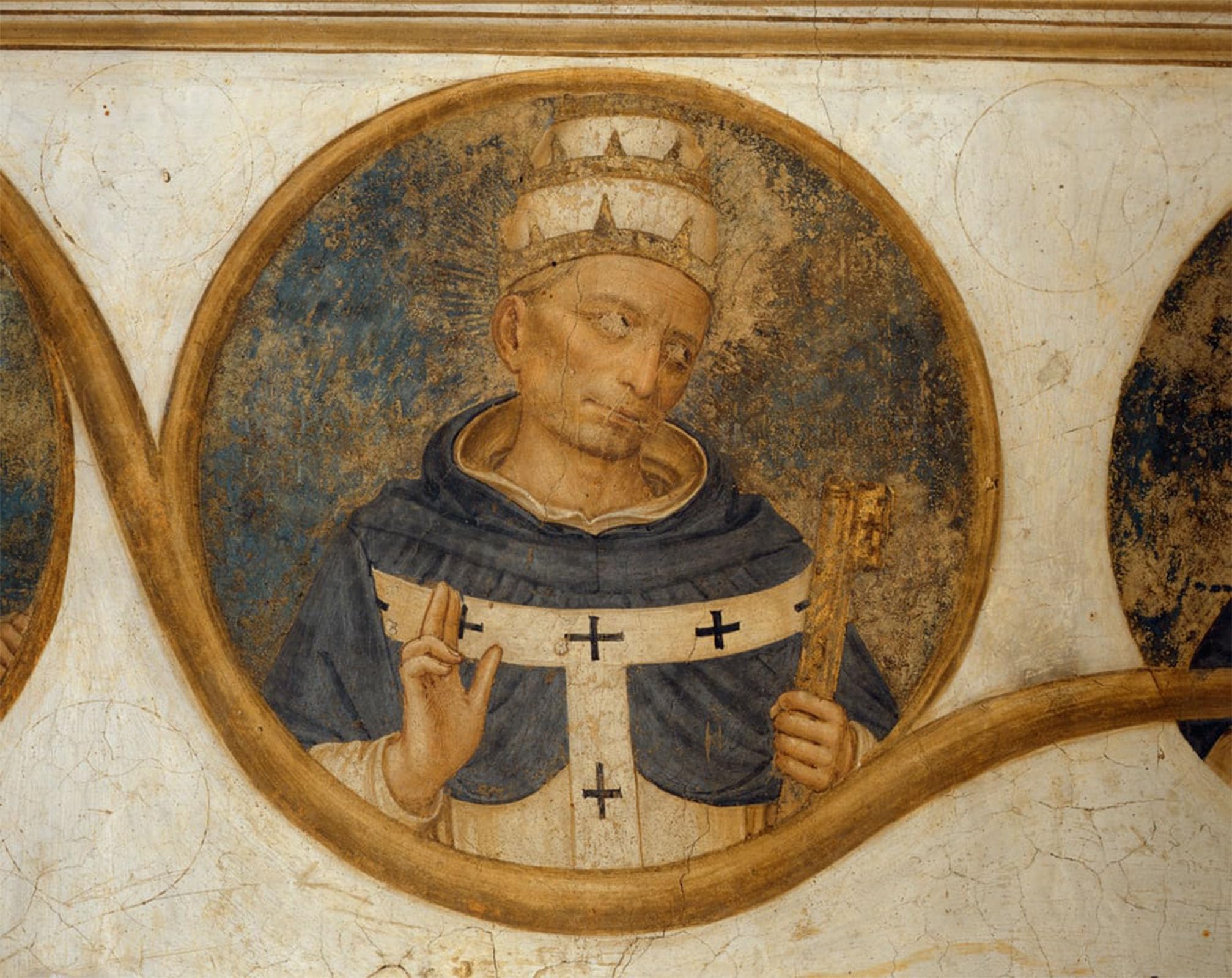 ARTXLXXBN Famous Painting Art Wall Decor Abstract Art Picture Pope Benedict Xi by Fra Angelico Animal Pictures for Home Decor 60x90cm