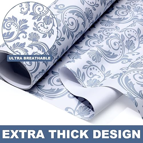 Vista 11 de Eersida 20 hojas de 14 x 19.5 pulgadas, forros de cajones perfumados para aparadores, revestimientos de cajones no adhesivos y fragantes, papel