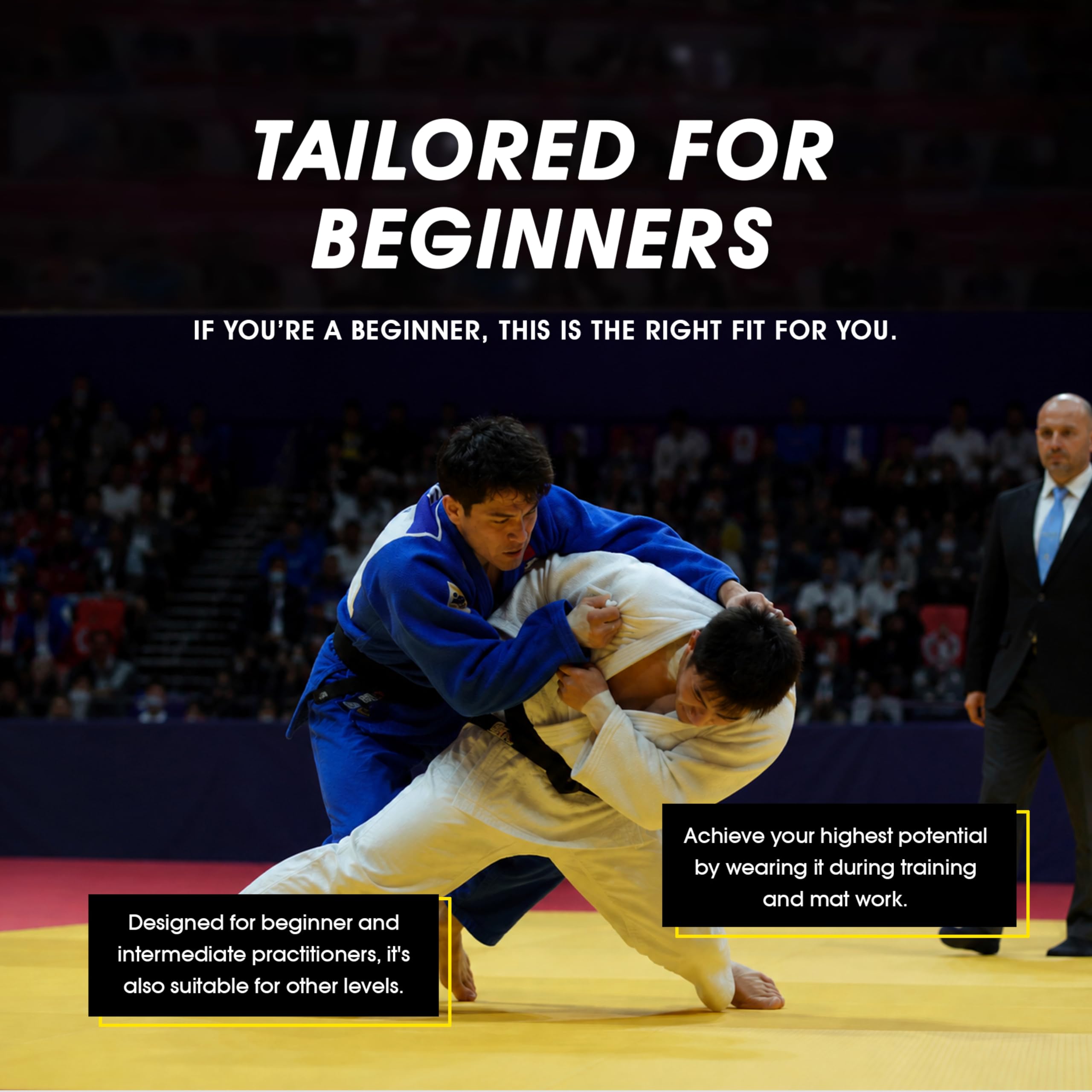 Adidas Judo-Uniform Adidas Training Judo Uniform - 500g Martial Arts Student Gi Adidas Trainings-Judo-Uniform – 500 g Kampfsport-Schüler Gi (1er Pack)