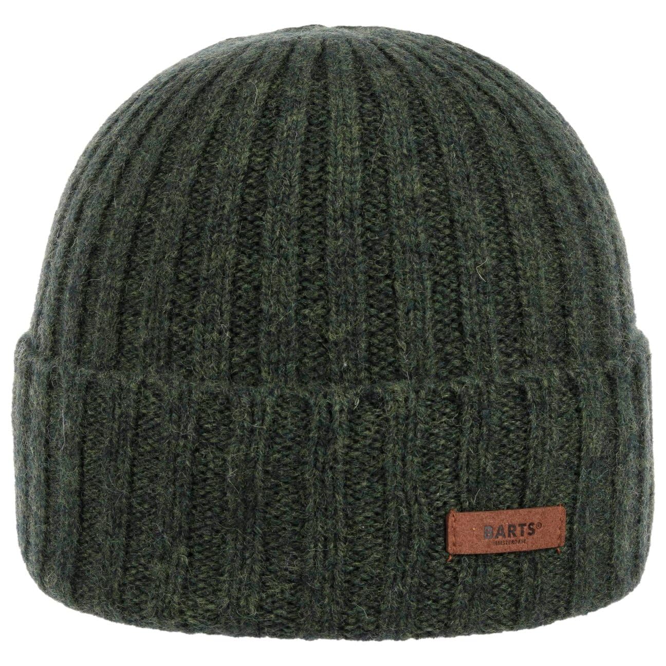 Barts Haakon Beanie Hat with Cuff Knit Winter (One Size - Olive)