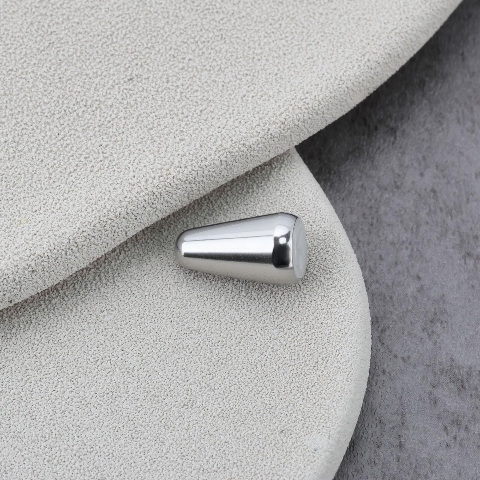 4pcs Boutons de Commutation en Métal à 5 Voies pour Guitare Compatible avec Fender Strats Compatible avec ST Guitares Compatible avec Oak Grigsby Commutateur (Argent)