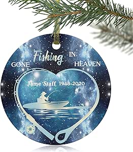 Dad Memorial Gift Angel On Heaven Loss Of Parent Sympathy Gift Bereavement Personalized Christmas Ornament Add Name Date Etsy
