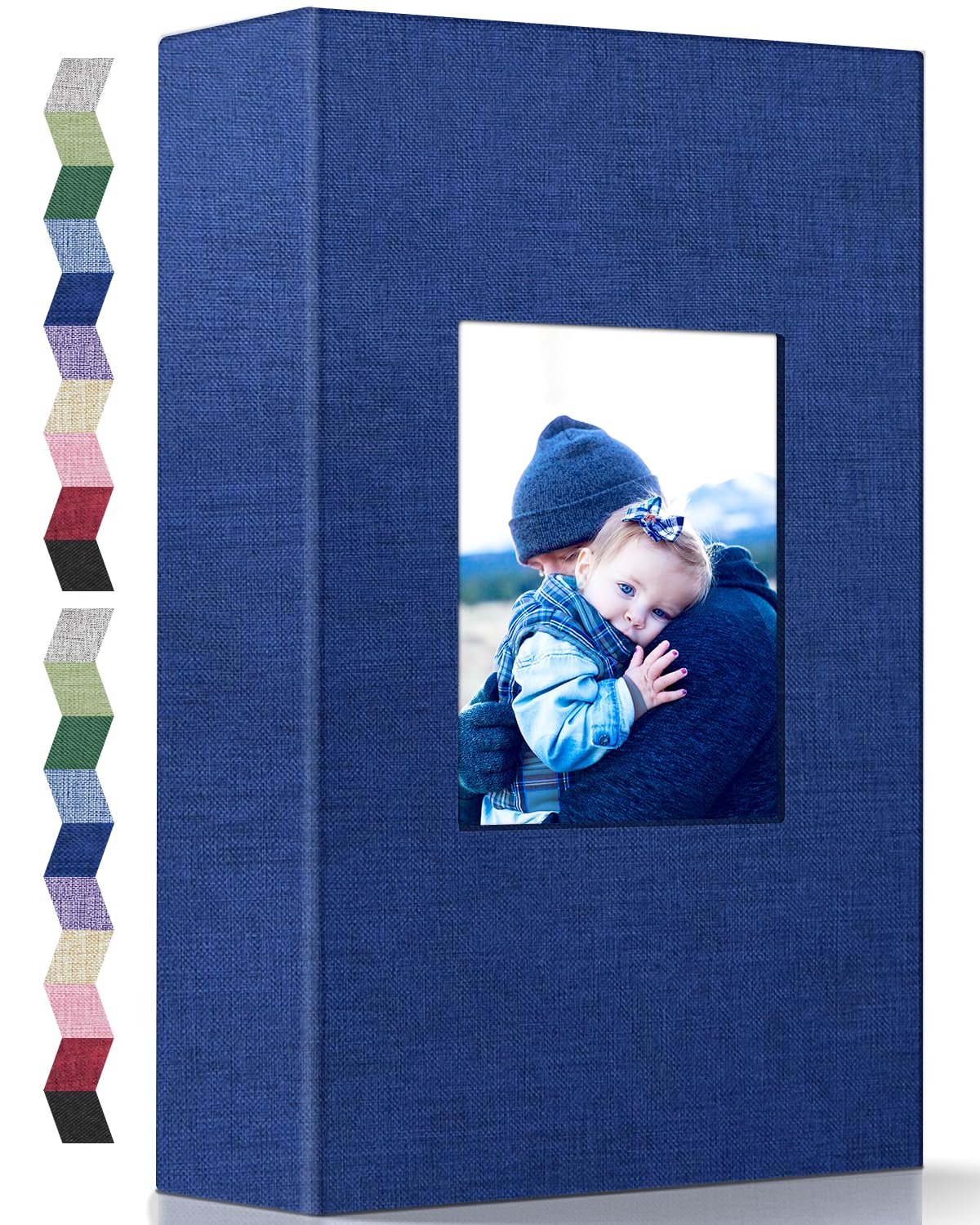 Photo Album 4x6-420 Photos Photo Books with 420 Horizontall Pockets,Linen Cover Albums for Family Wedding Anniversary Baby Vacation Pictures