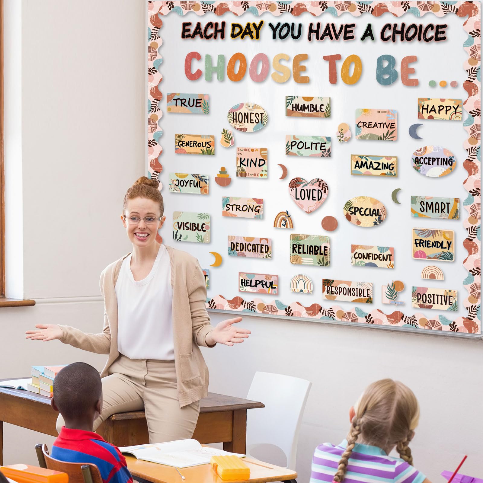 Snapklik.com : Boho Motivational Bulletin Board Classroom Decorations ...
