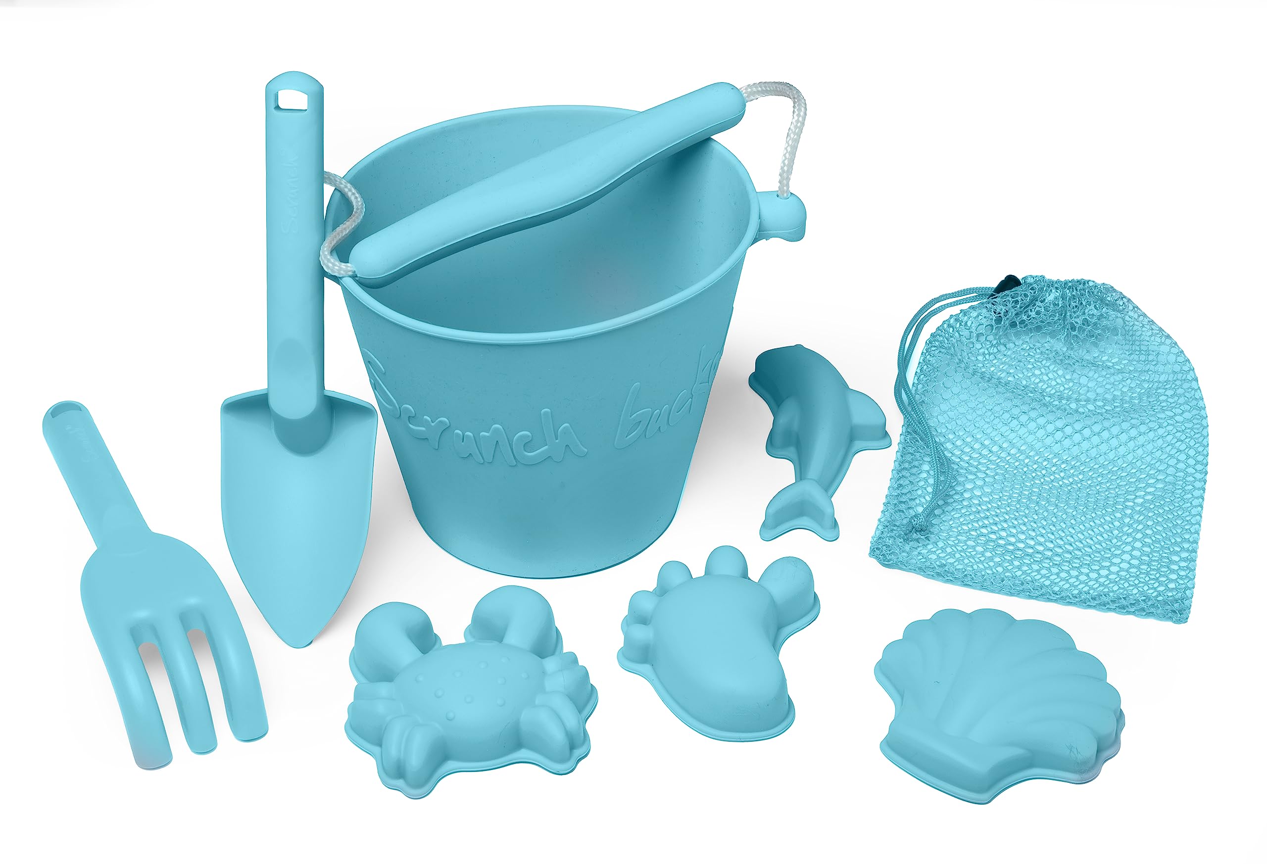 ScrunchScrunch Bundle - Silicone Beach Toys/Garden Tools - Petrol