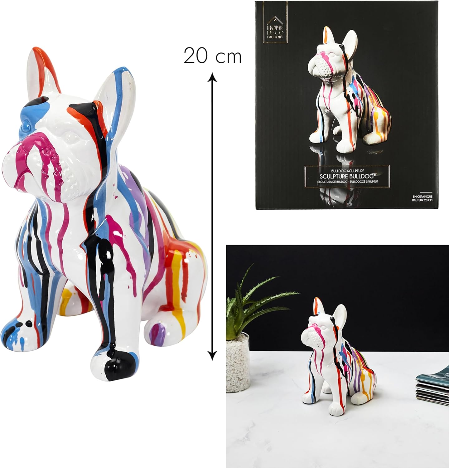 Le Bulldog en Céramique Qui Va Sublimer Votre Décor ! 🐶✨