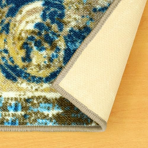 Miniatura 77 de Superior Alfombra antideslizante para interiores, moderna, sobreteñida a máquina, decoración del piso del hogar para entrada, oficina, dormitorio