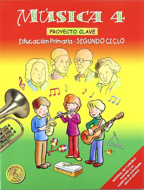 Portada de Proyecto Clave. Musica 4