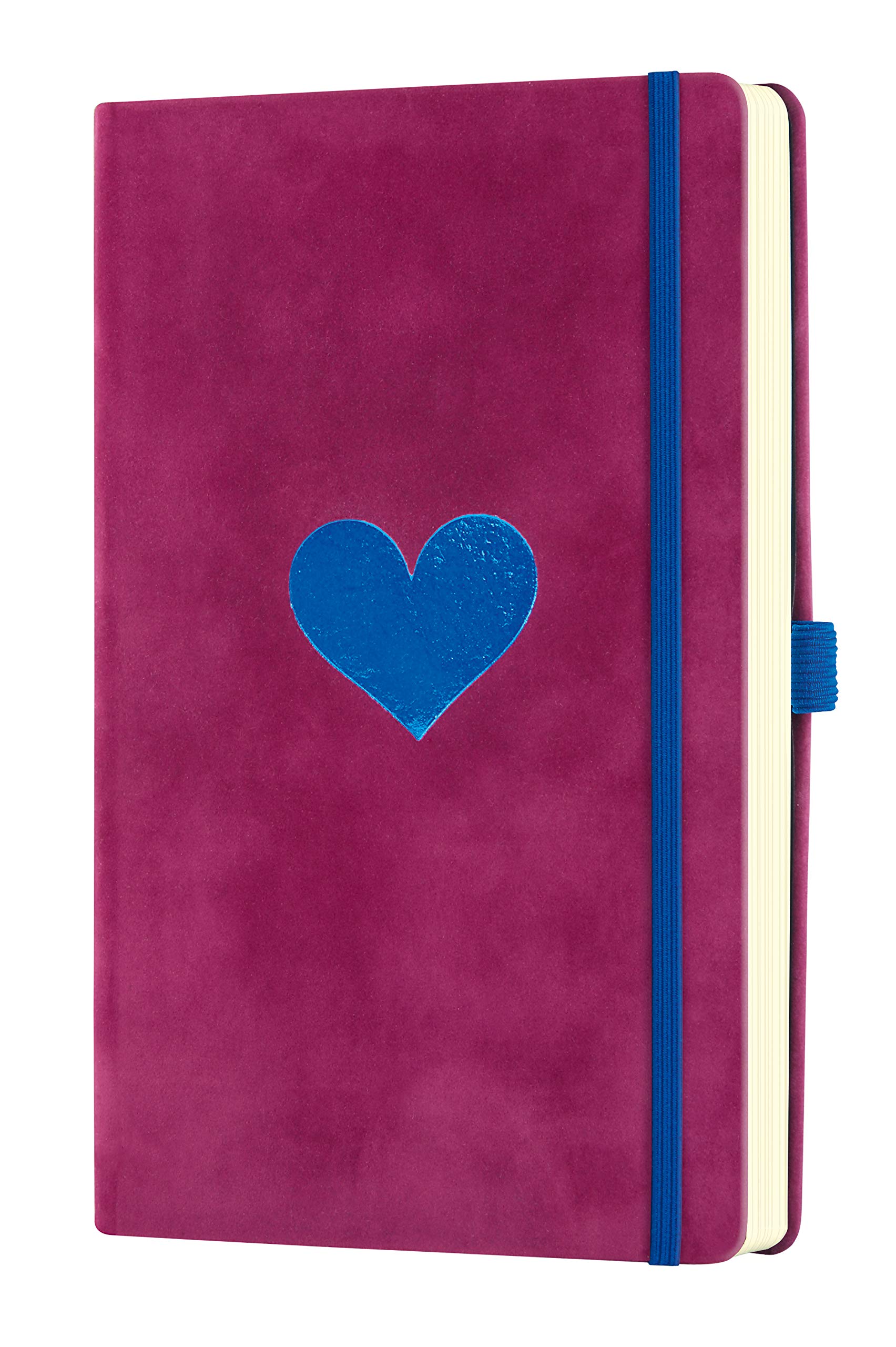 CARNET VELLUTO Grand Format UNI Heart, Medium - Image 2