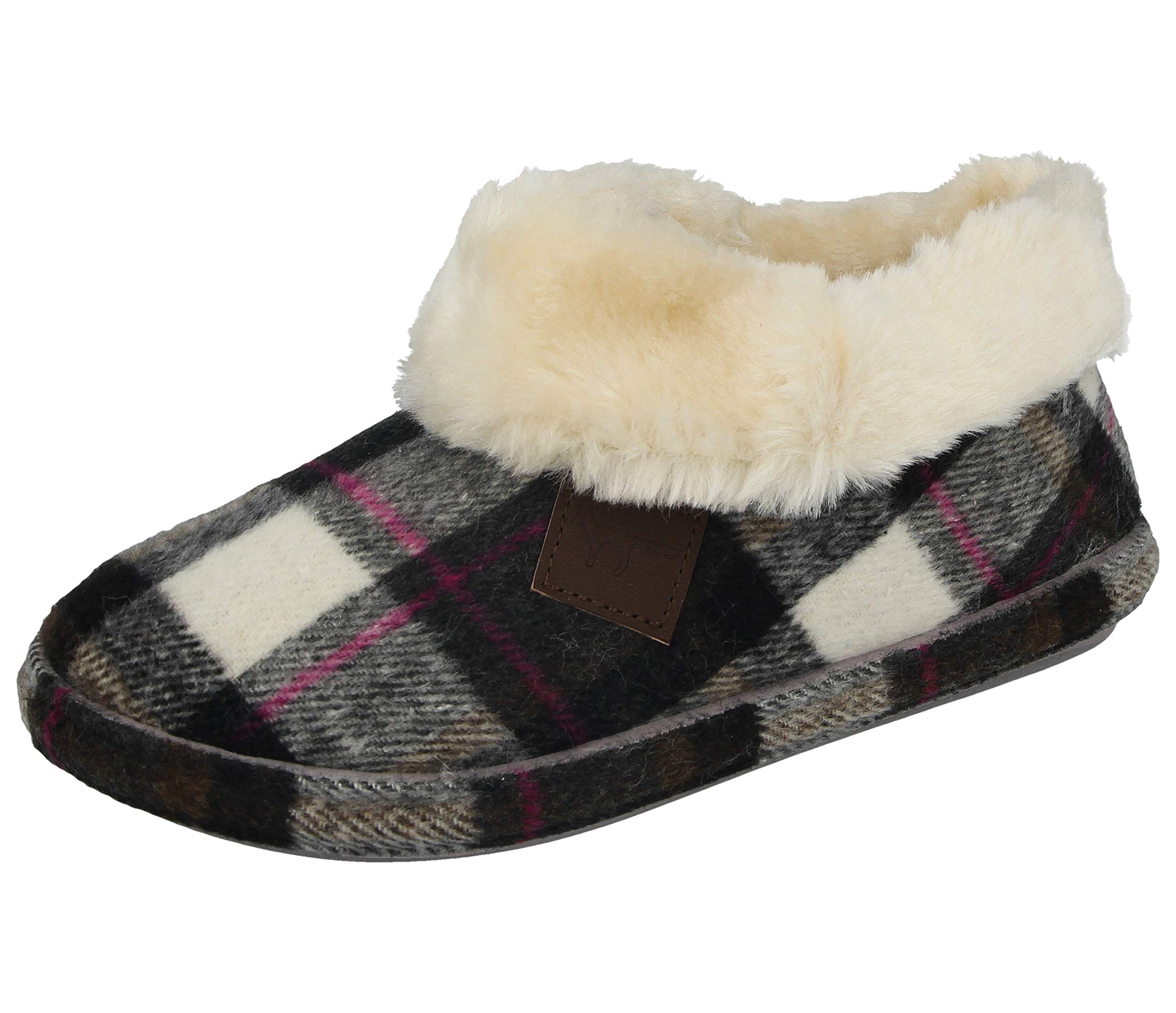 Ladies Chiltern Jo And Joe Faux Suede Sheepskin Fur Collar