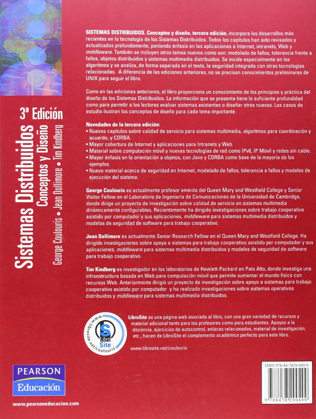 SISTEMAS DISTRIBUIDOS: Conceptos y diseños