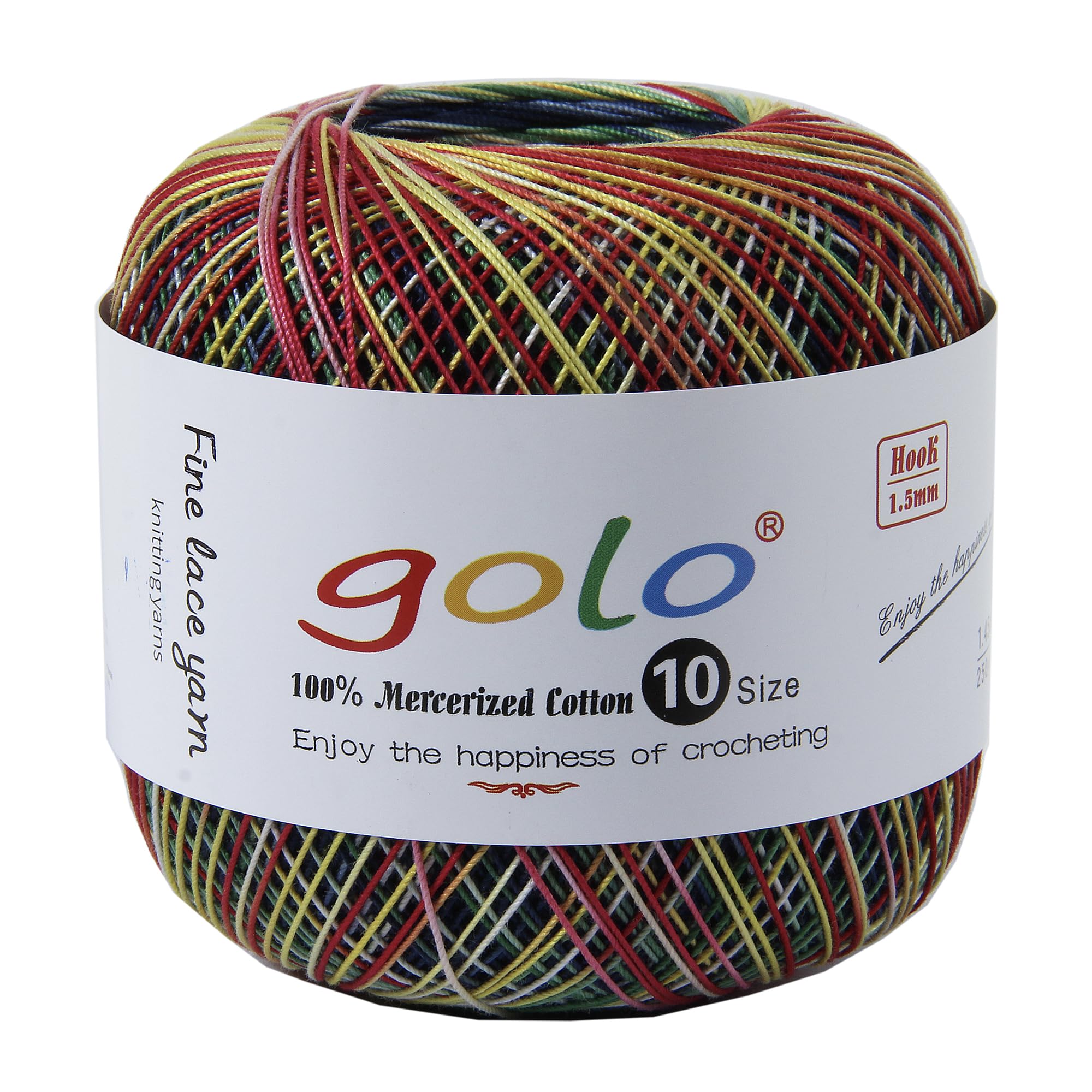 golo Crochet Thread Size 10 Yarn for Hand Knitting Lace Yarn D610 — image 1